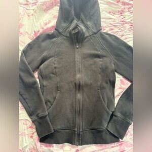 Black Zip-Up Hoodie